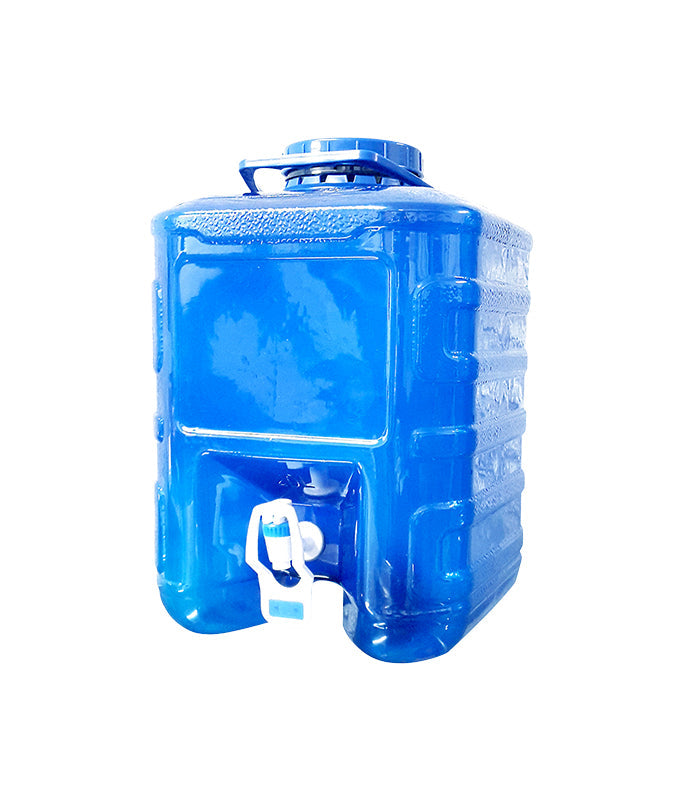 20L Dark Blue Square Bottle