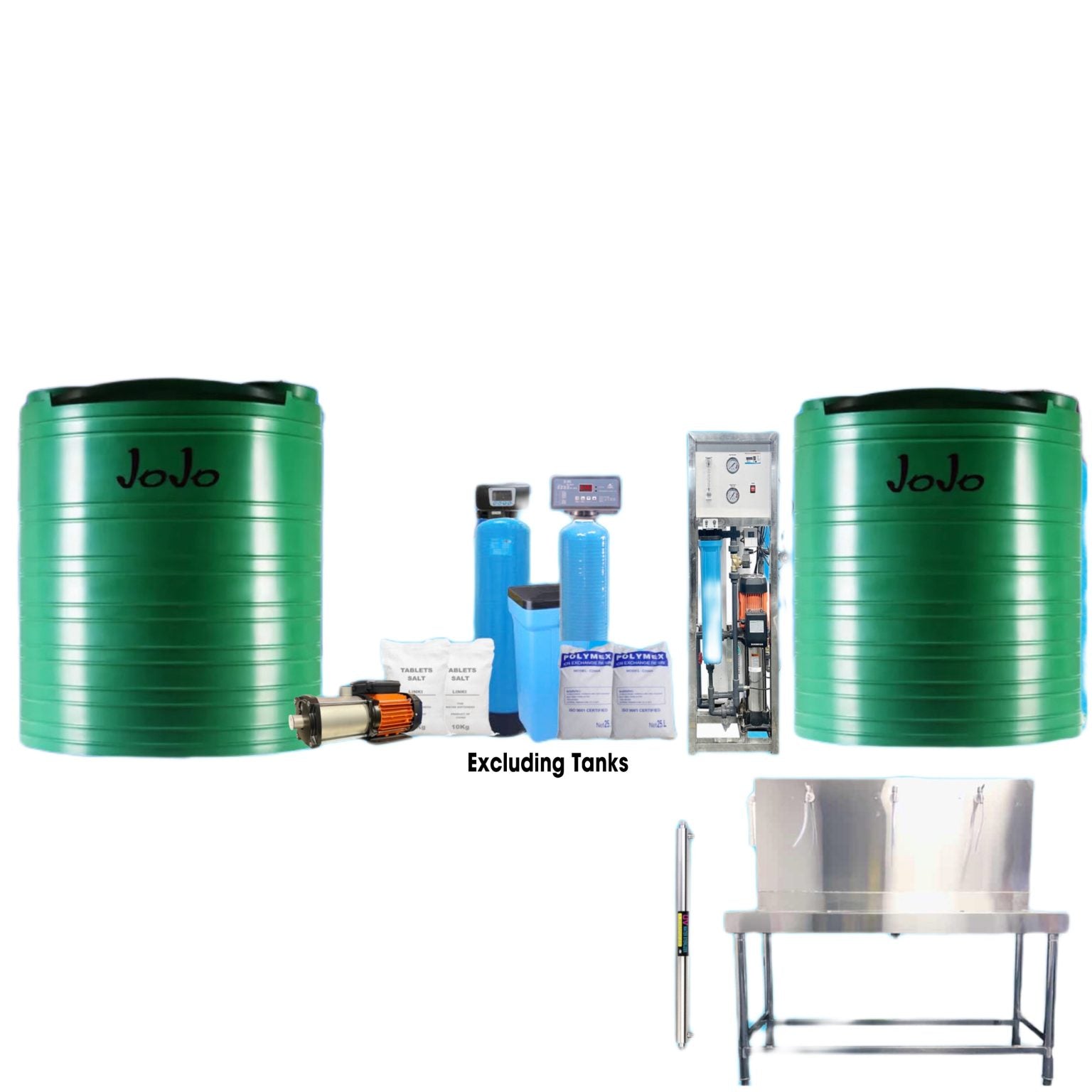 Water Purification Plant, 250 Litres Per Hour On Brackish Water