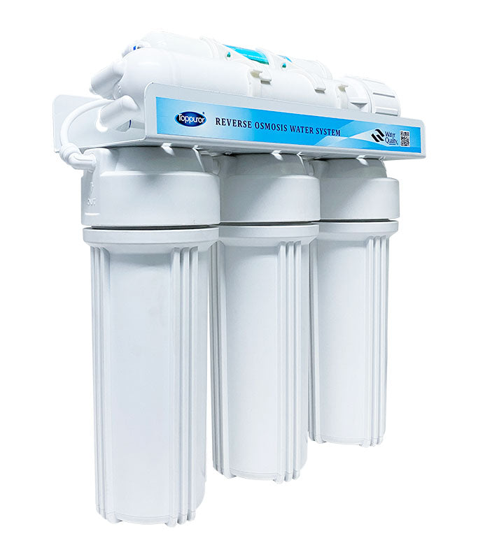 80GPD 5 Stage RO System Without Pump + 3.2G Steel Tank