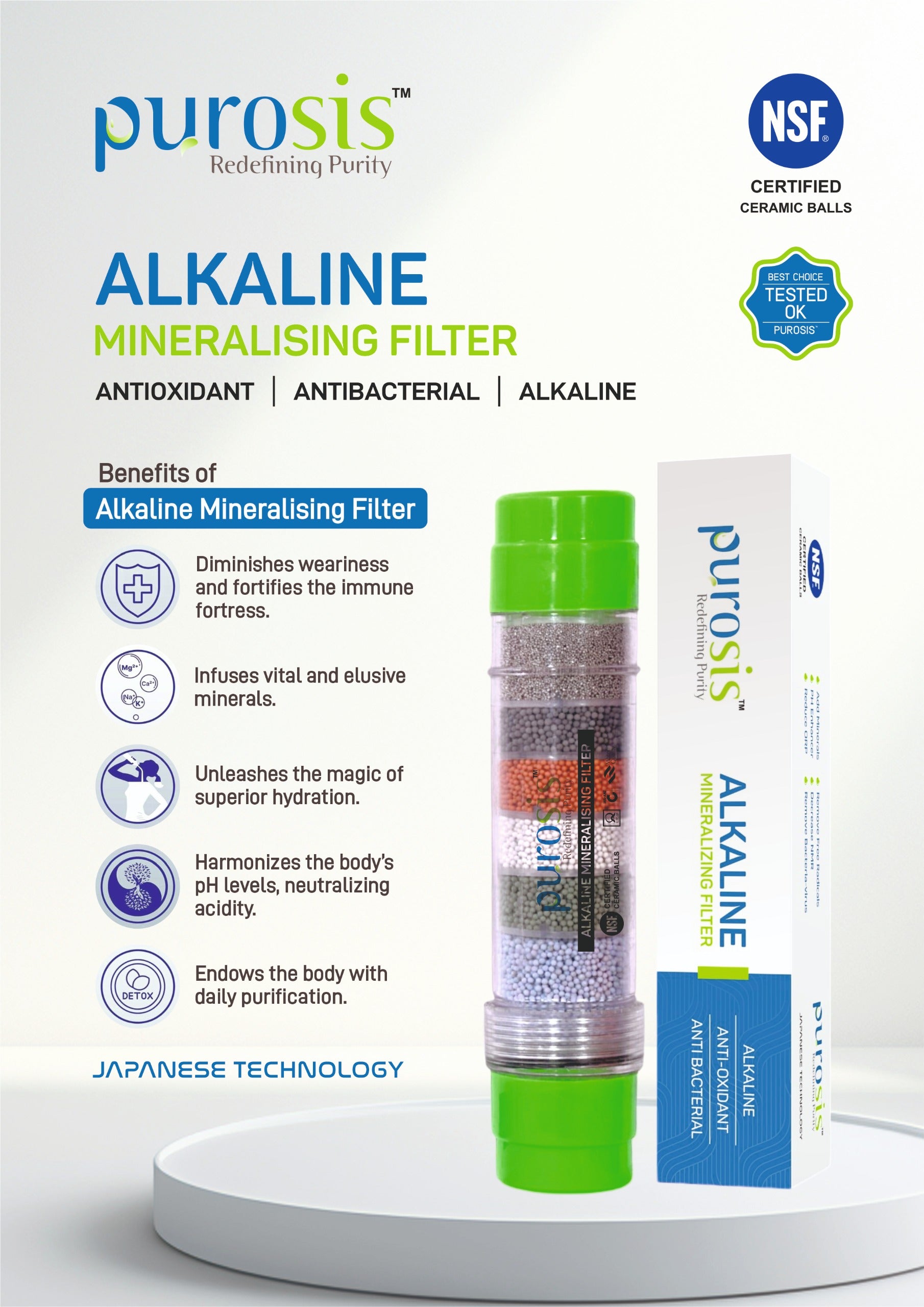 Purosis Alkaline Mineralizing Filter