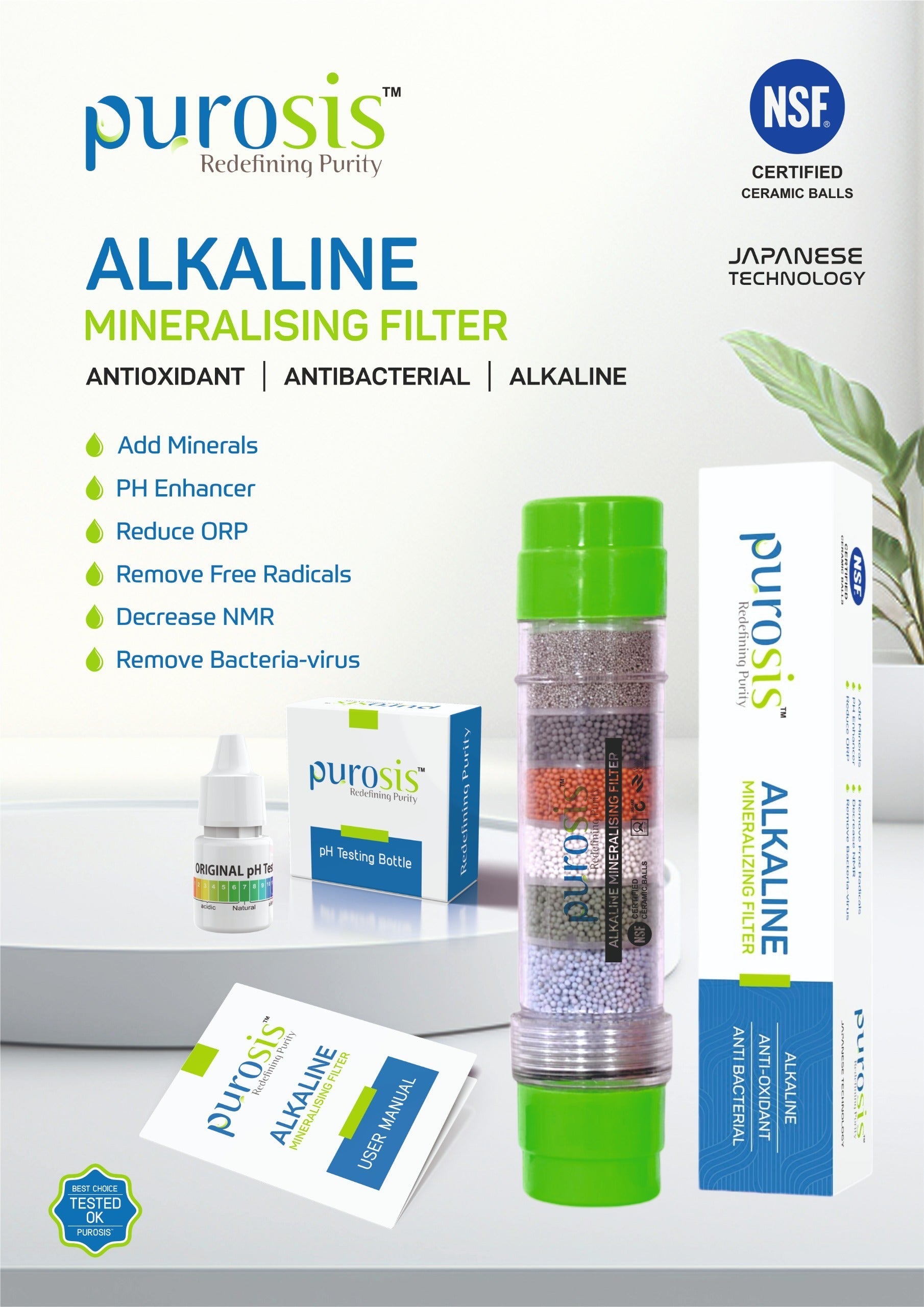 Purosis Alkaline Mineralizing Filter